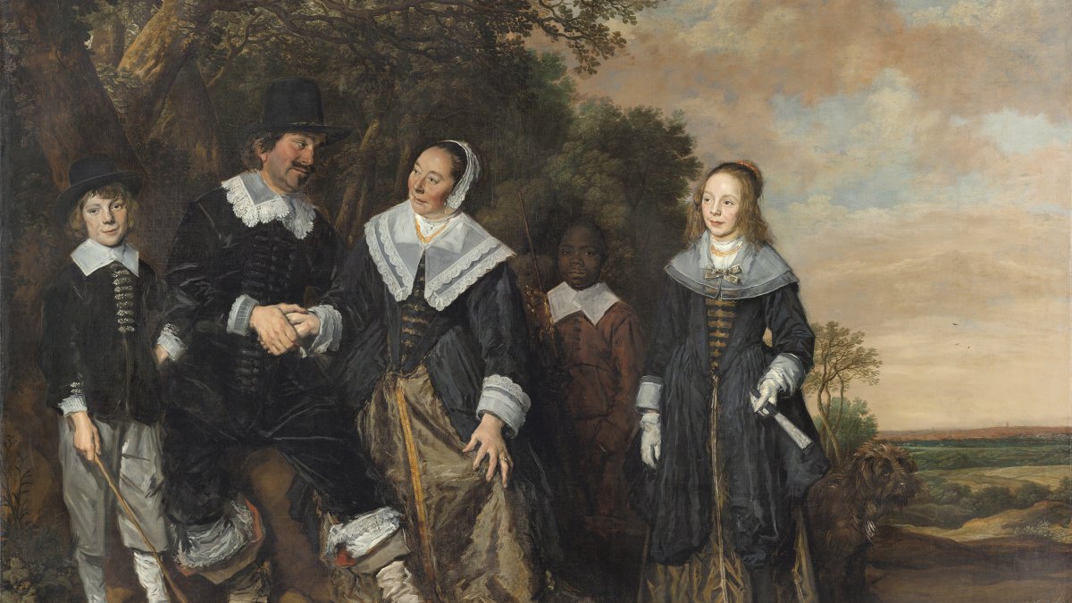 Family Group in a Landscape - Hals, Frans. Museo Nacional Thyssen